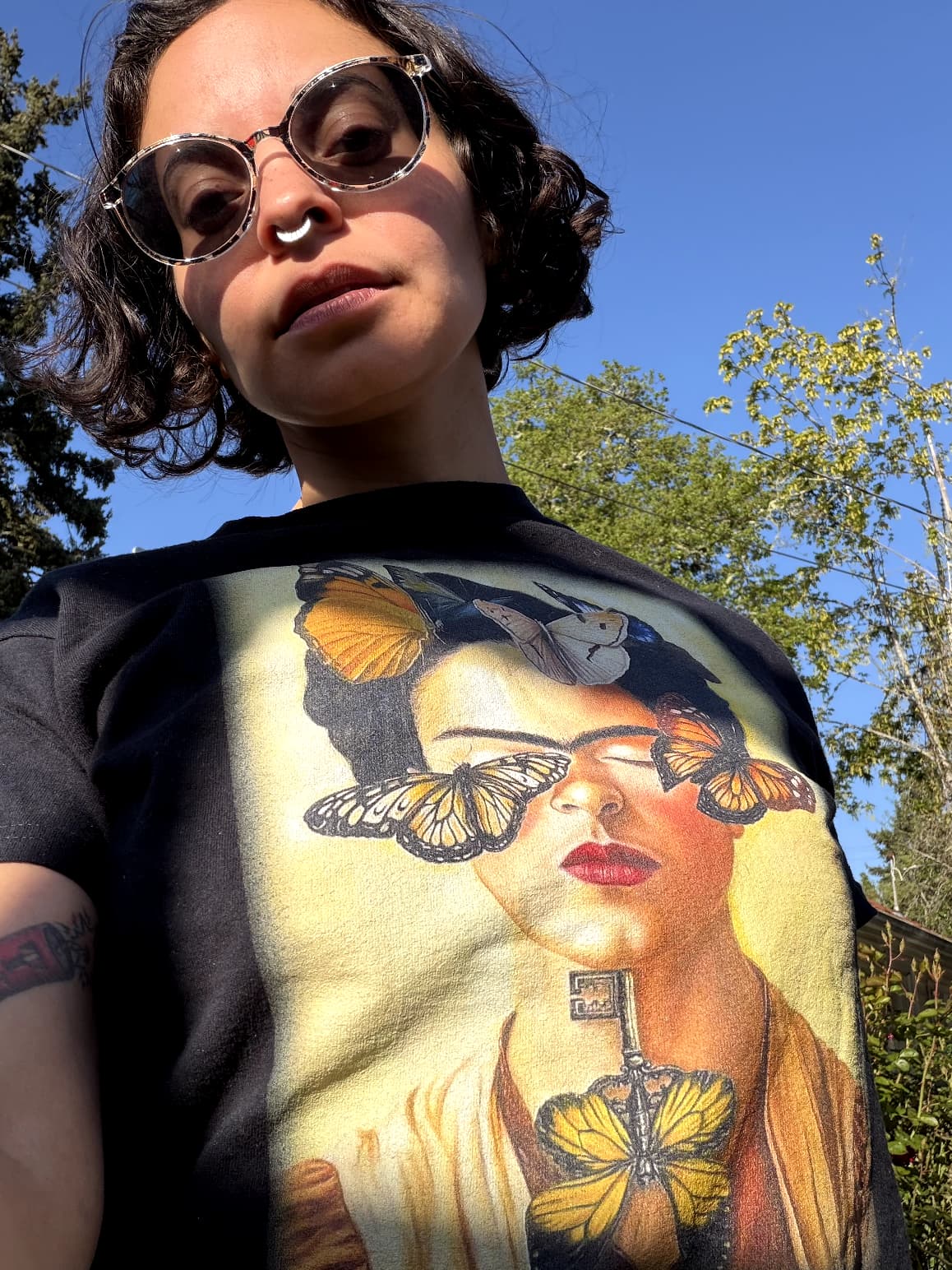 Fernando Reyna Frida Butterflies T-shirt 