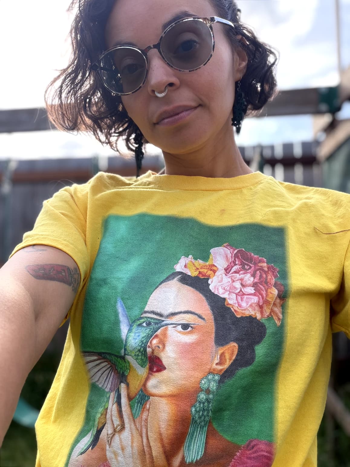 Fernando Reyna's "Frida's Hummingbird" T-shirt