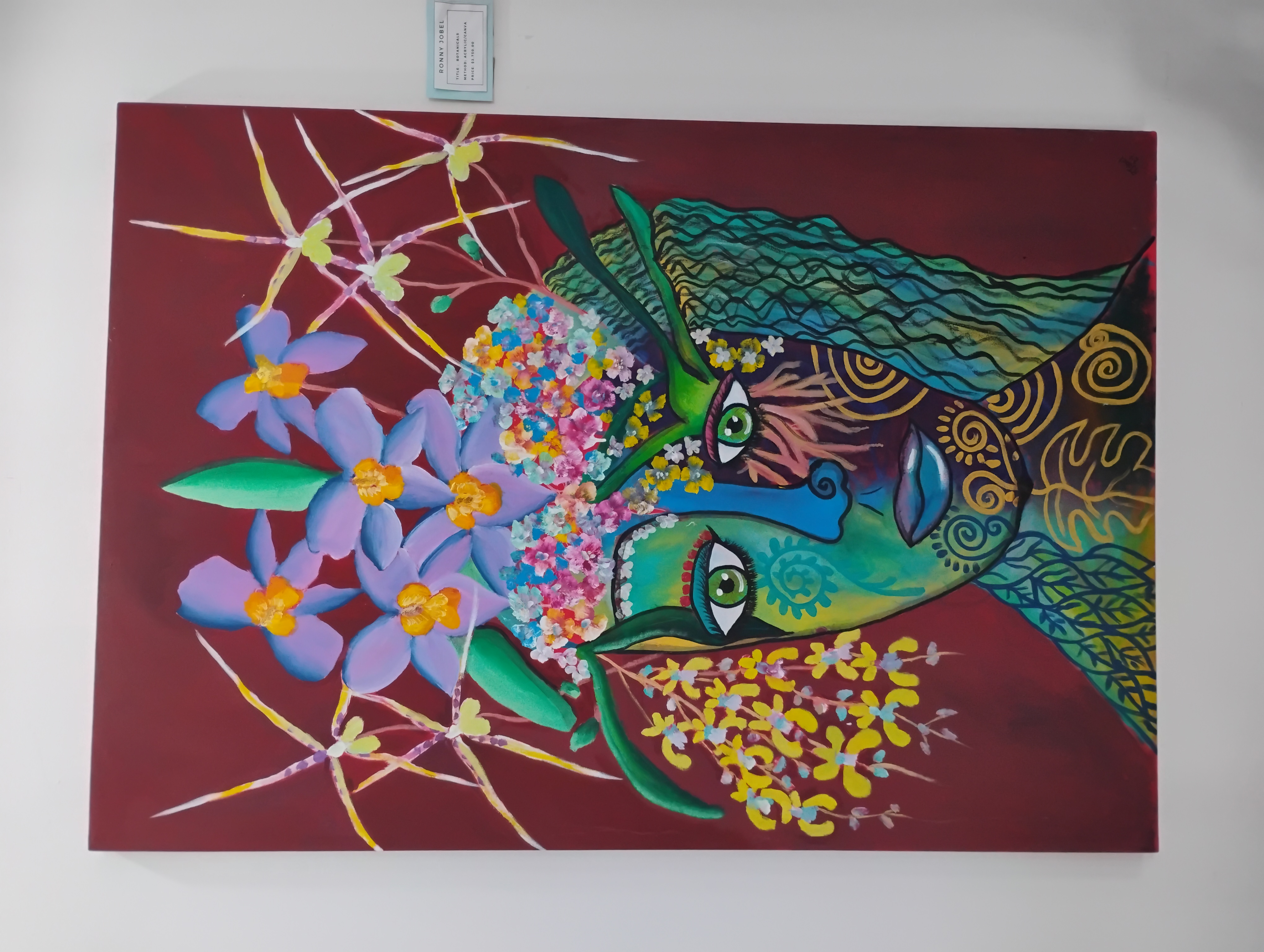 Ronny Jobel art at the San Ignacio Welcome Center