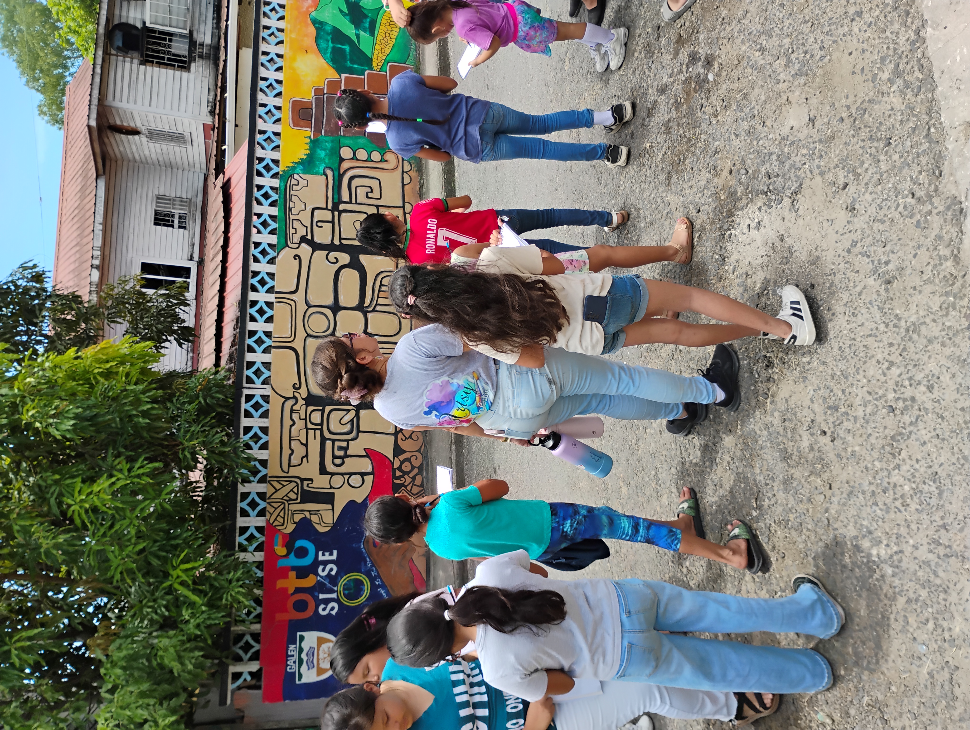 Art Camp Mural Drawing Tour