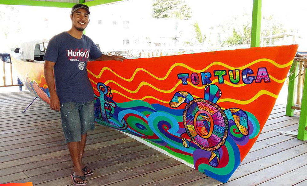 Daniel Cano tortuga mural